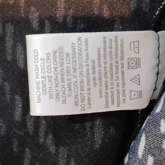 Designer Allen Kay sz 12 NWT Wmn's Blk/Wht 3/4 slv open front jacket - Picture 9 of 10